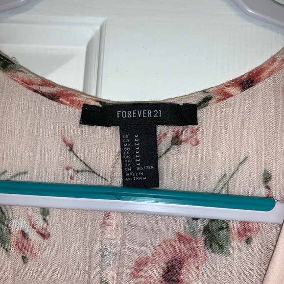 Pink floral romper/dress - Picture 4 of 4